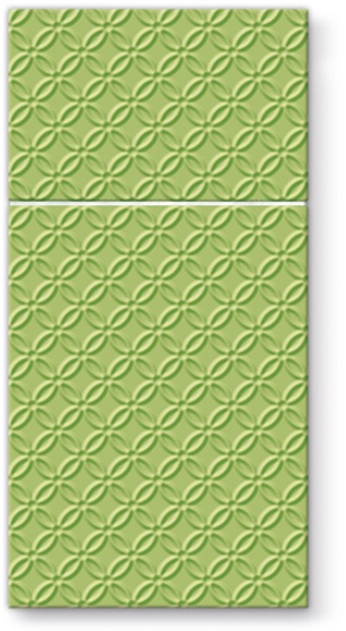 Pl napinės servetėlės kišenės įkvėpimo moderni žalia