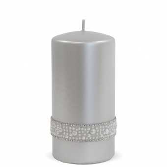 Pl sidabro žvakės kristalo opalinis cilindras Vidutinė
