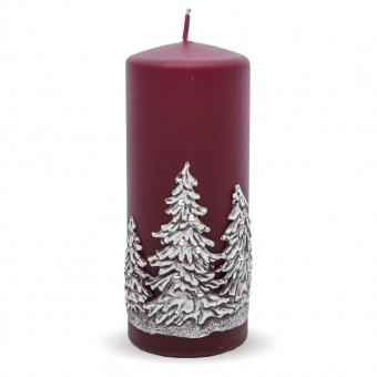 En bordo žiemos žvakės medžiai didelis volas