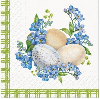 Pl Serwetki Eggs In Forget-Me-Nots