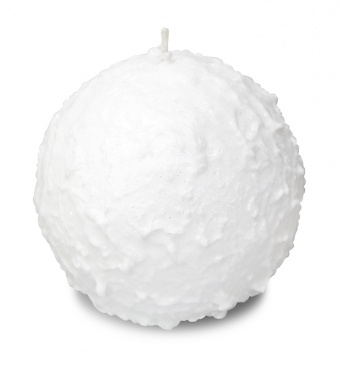 Pl baltos žvakės sniego kamuolys
