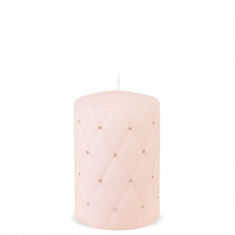 Pl miltelinis rožinės žvakės Florence kilimėlis mažas cilindras
