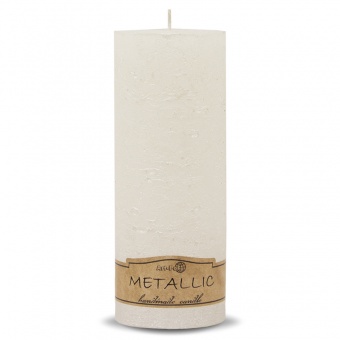 Pl Pillar žvakė kaimiškas 170/65 perlų metalo