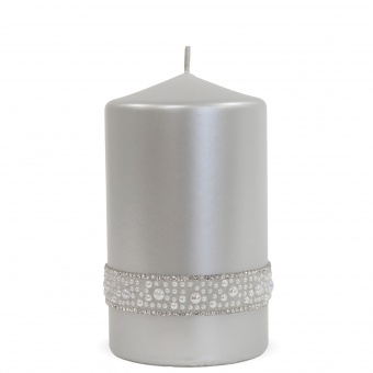 Pl sidabro žvakės kristalo opalinis cilindras Medium fi8