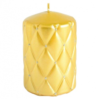 Plonas auksinis žvakė „florence“ cilindras