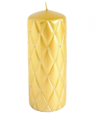 Pl auksinis žvakė „Florence“ cilindras