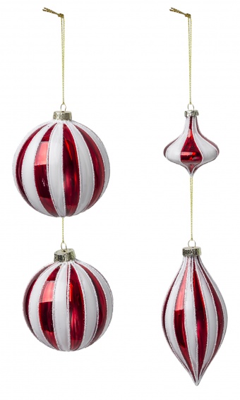 Kalėdų ornamentų rinkinys 4 elementai